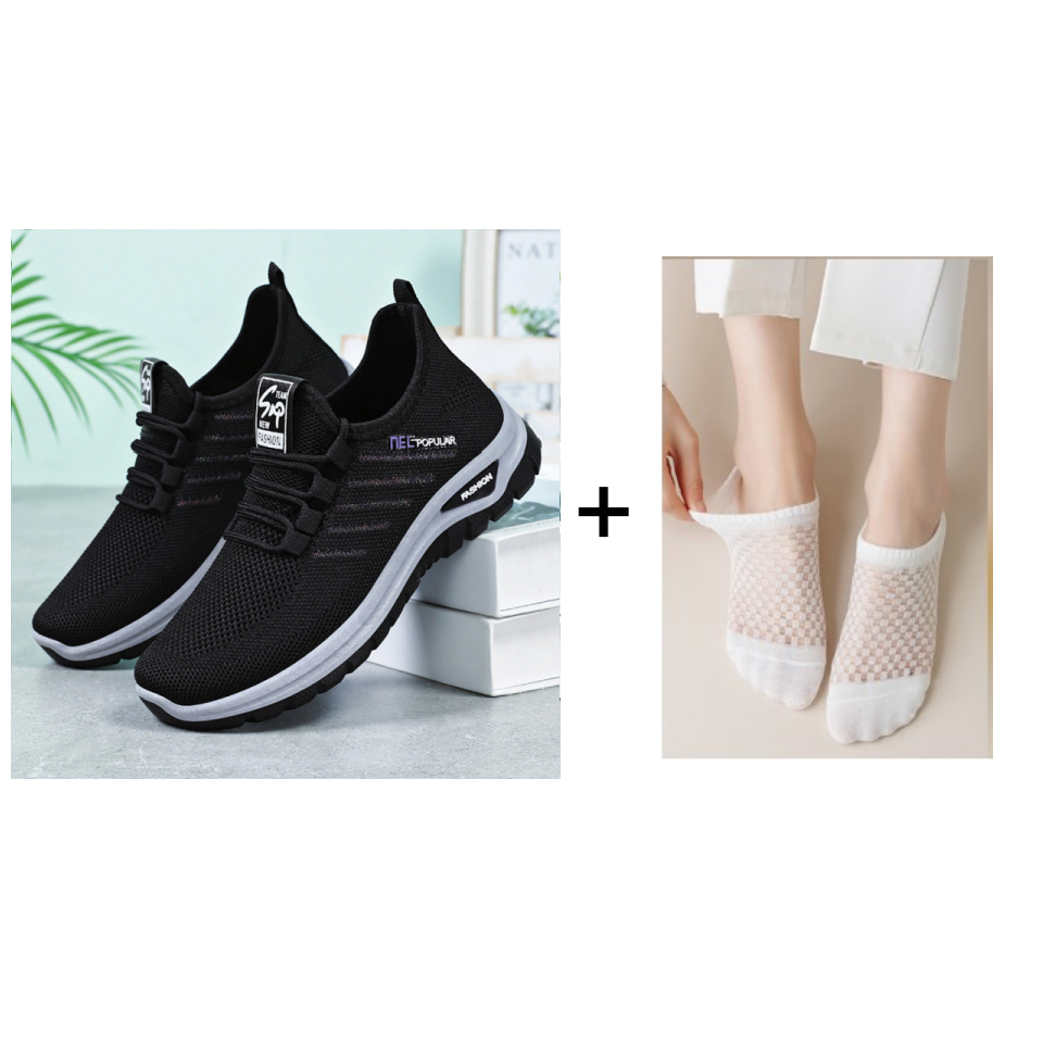 Atmungsaktive und bequeme Slip-on-Sneaker für Damen