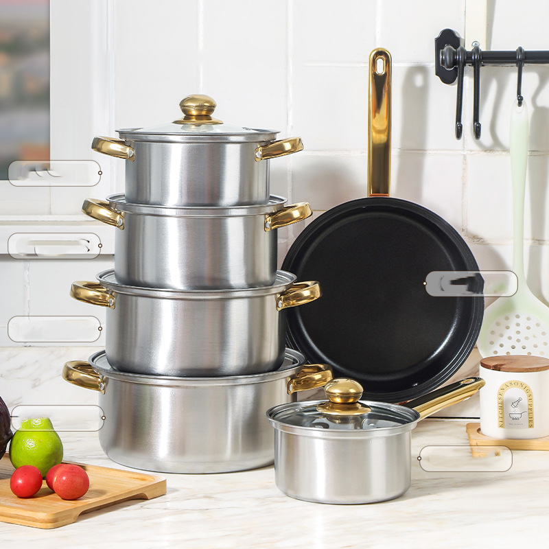 Gluschwein - Stainless Steel Non-Stick Cookware Set
