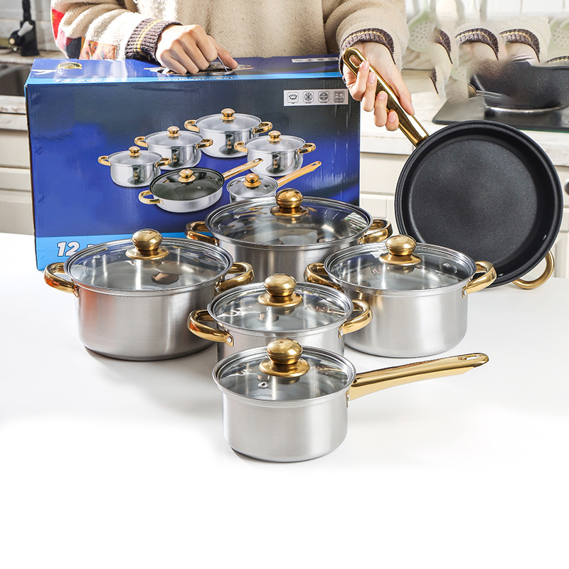 Gluschwein - Stainless Steel Non-Stick Cookware Set