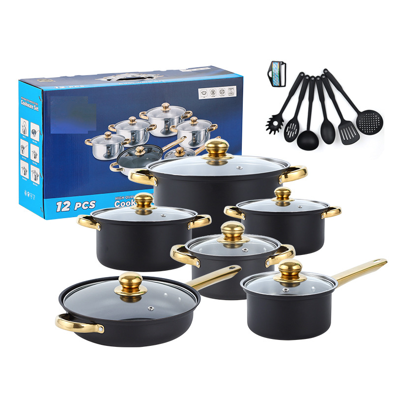 Gluschwein - Stainless Steel Non-Stick Cookware Set