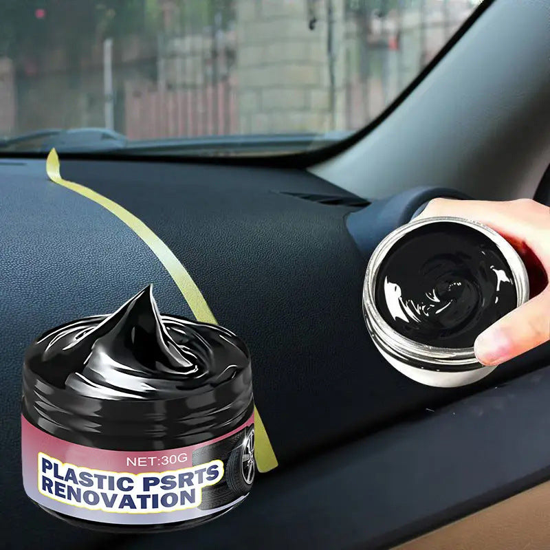 🚗Einfach anzuwendendes Kunststoffpflegemittel für Autos