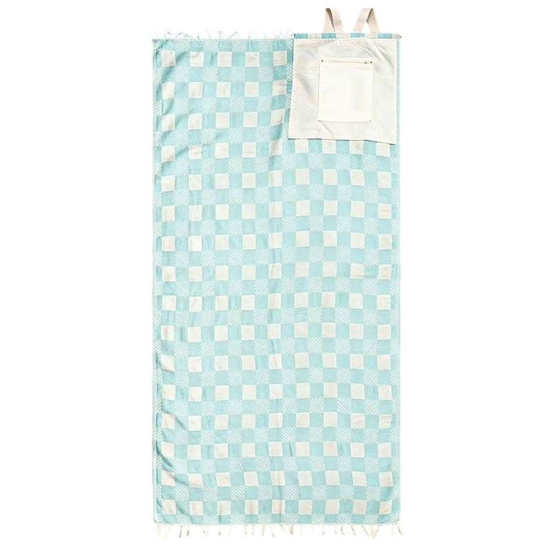 🌞Frühlingserwachen: 49% Rabatt!🏖 2-in-1 Strandtuch + Handtaschen-Set | 100 % Bio-Baumwolle, sandabweisendes Design