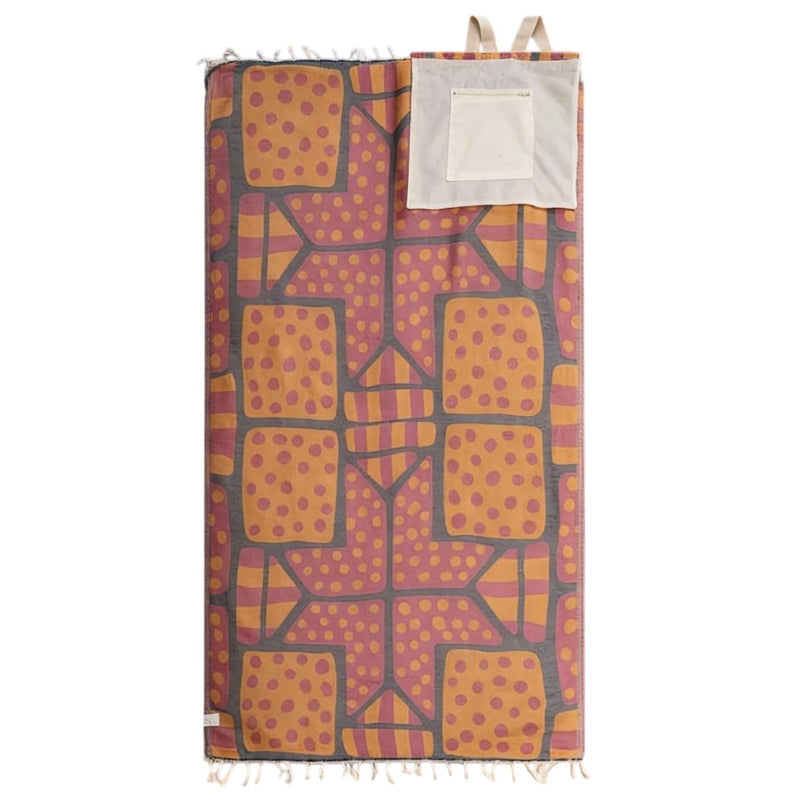 🌞Frühlingserwachen: 49% Rabatt!🏖 2-in-1 Strandtuch + Handtaschen-Set | 100 % Bio-Baumwolle, sandabweisendes Design