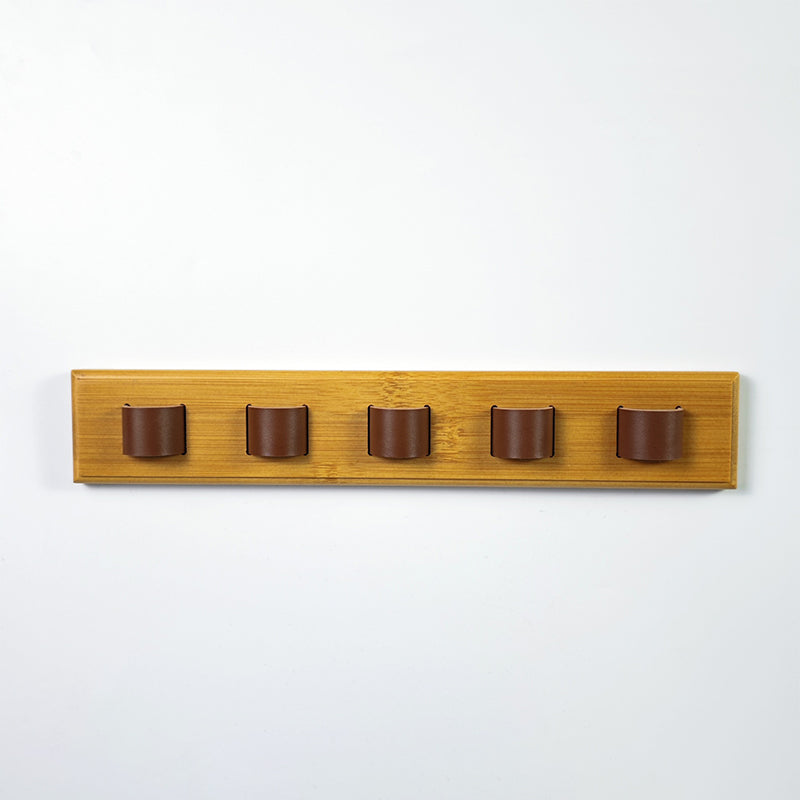 Wandmontierter Sonnenbrillen-Organizer aus Holz