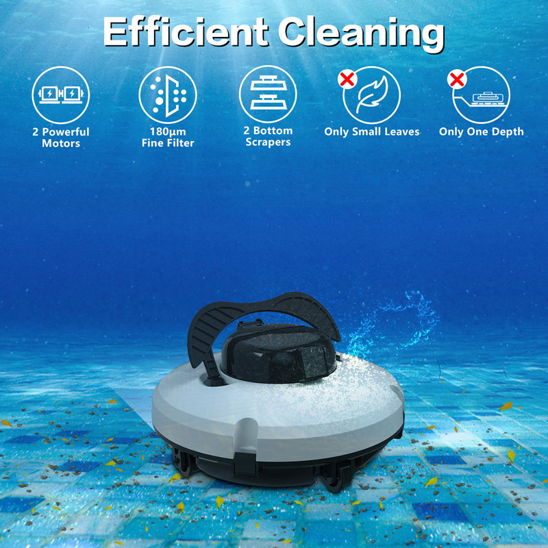 Gluschwein - 🤖🌊 Poolroboter mit starker Saugleistung – kabellos, intelligente Navigation, 1-Tasten-Start & leicht entleerbarer Filterkorb. 🔋🧹 50 % RABATT