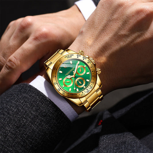 Gluschwein - 🔥50% Rabatt. Exklusive Herren-Quarzuhr: Zeitlose Eleganz für Business & Freizeit ⌚✨