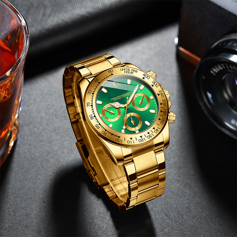 Gluschwein - 🔥50% Rabatt. Exklusive Herren-Quarzuhr: Zeitlose Eleganz für Business & Freizeit ⌚✨
