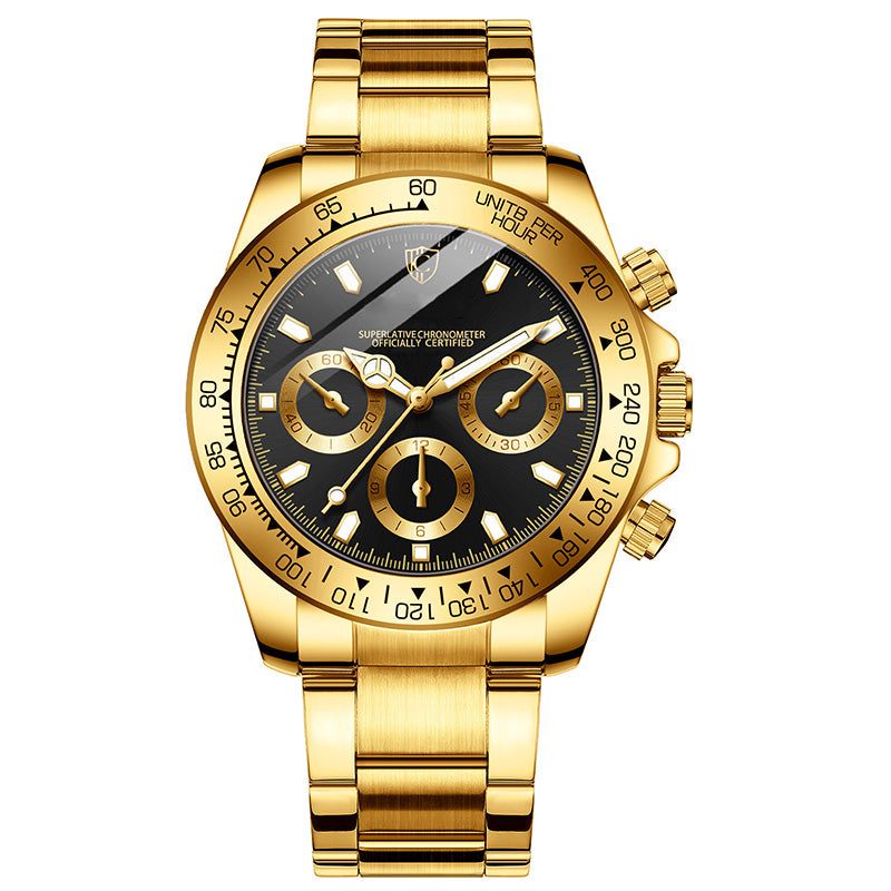 Gluschwein - 🔥50% Rabatt. Exklusive Herren-Quarzuhr: Zeitlose Eleganz für Business & Freizeit ⌚✨
