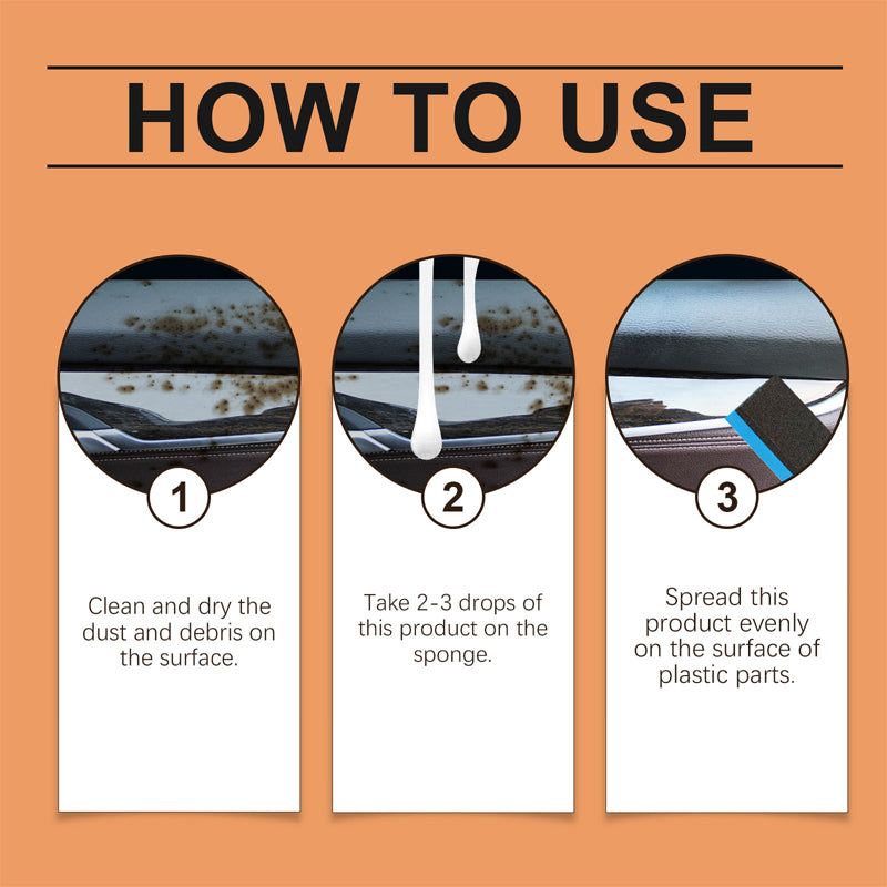 🚗 KAUFE 2, ERHALTE 1 GRATIS! 🧴 Kunststoff-Pfleger für Auto-Innenraum – reinigt, revitalisiert & schützt – Perfekt für Armaturenbrett, Türverkleidungen und Kunststoffteile – streifenfrei mit UV-Schutz ✨