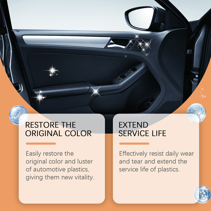 🚗 KAUFE 2, ERHALTE 1 GRATIS! 🧴 Kunststoff-Pfleger für Auto-Innenraum – reinigt, revitalisiert & schützt – Perfekt für Armaturenbrett, Türverkleidungen und Kunststoffteile – streifenfrei mit UV-Schutz ✨