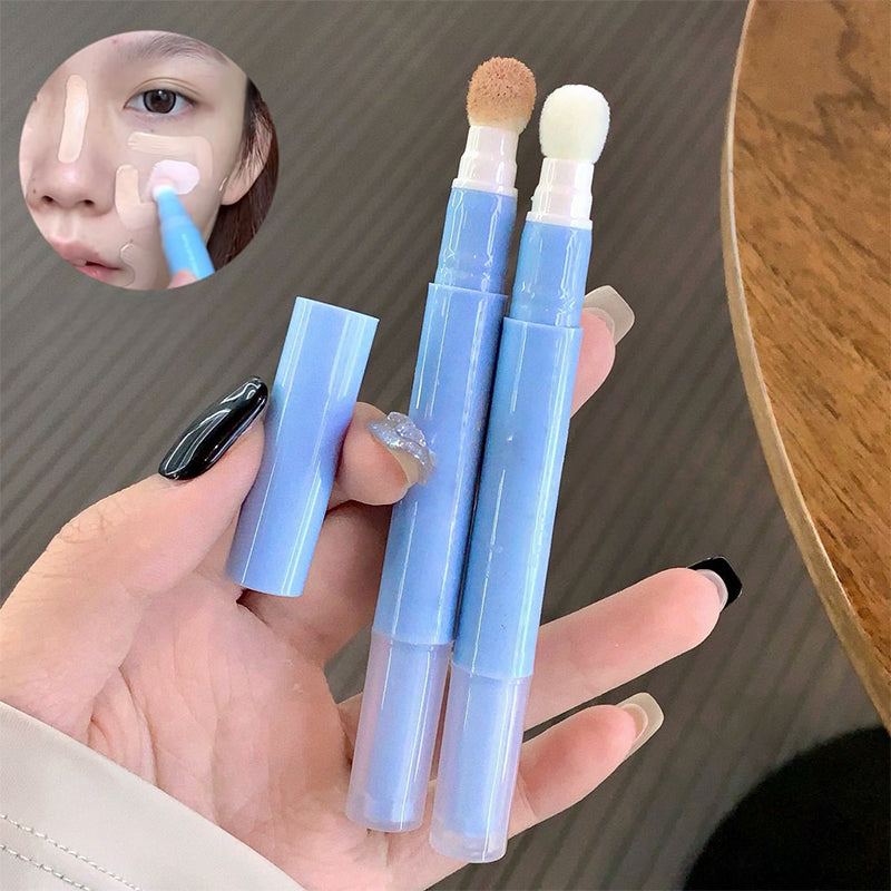Feuchtigkeitsspendender Creme-Concealer-Stift mit Schwammapplikator