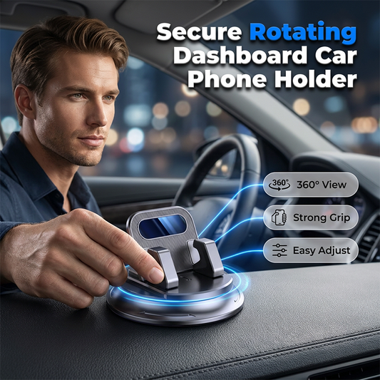 Gluschwein - 🚗 KAUFE 2, ERHALTE 1 GRATIS! 🔥 Drehbarer Auto-Handyhalter fürs Armaturenbrett – stabil, kompakt & vielseitig – Ideal für Navigation & freihändiges Telefonieren 📱