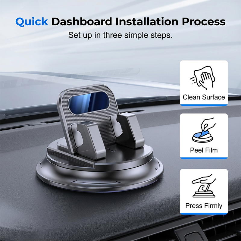 Gluschwein - 🚗 KAUFE 2, ERHALTE 1 GRATIS! 🔥 Drehbarer Auto-Handyhalter fürs Armaturenbrett – stabil, kompakt & vielseitig – Ideal für Navigation & freihändiges Telefonieren 📱