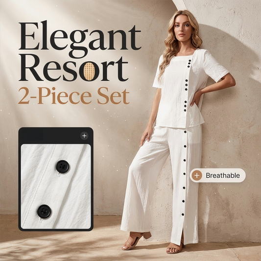 Gluschwein - 🔥🔥50% Rabatt auf Neuheiten – Zweiteiliges Set: Lässiges Damen-Top & weite Hose