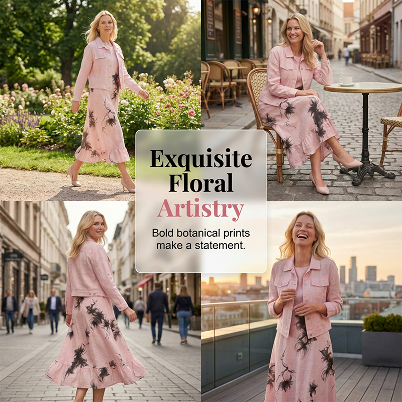 ✨ 68% SPAREN 👗 Elegantes Damen-Set (ärmelloses Kleid + Jacke) 🧥 stilvoll, bequem & vielseitig kombinierbar 💥