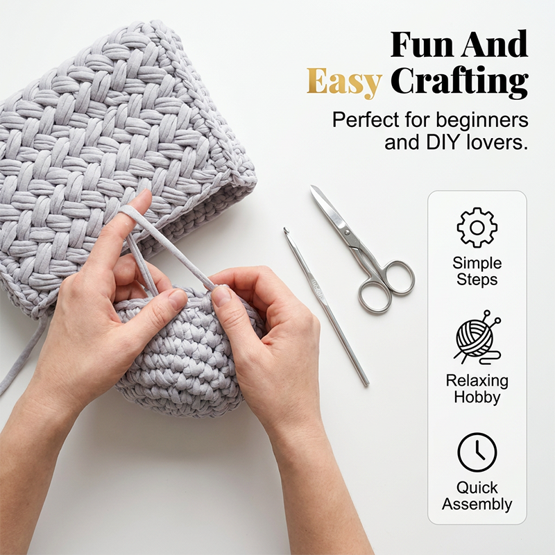 Complete DIY Crochet Bag Kit