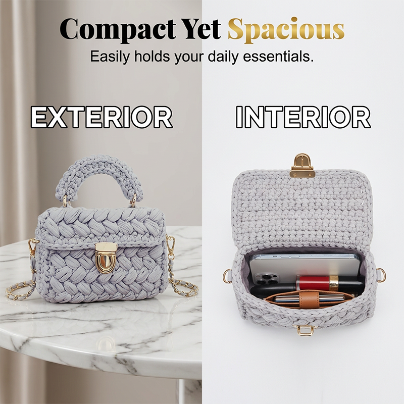 Complete DIY Crochet Bag Kit