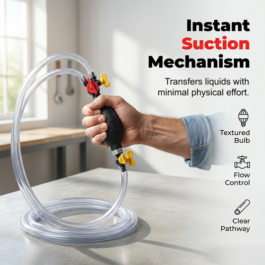 Gluschwein - Manual Siphon Pump with High-Flow Valve