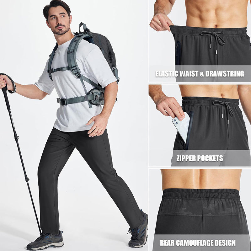Gluschwein - Leichte Sporthose für Herren mit Reißverschlusstaschen