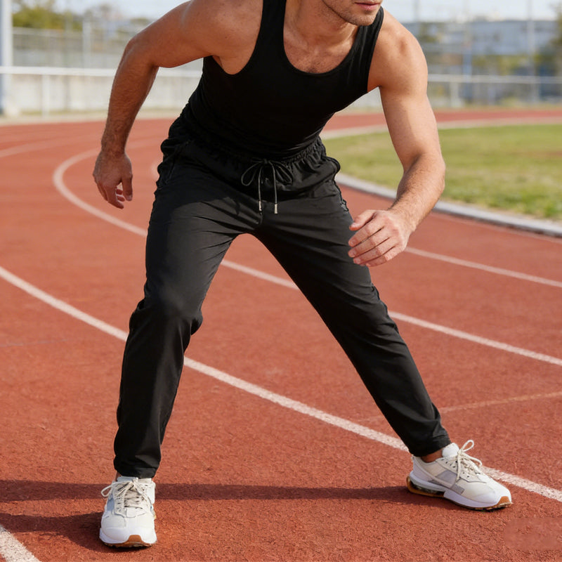 Gluschwein - Leichte Sporthose für Herren mit Reißverschlusstaschen