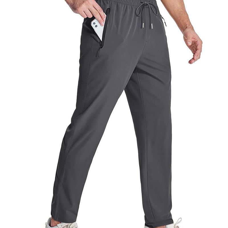 Gluschwein - Leichte Sporthose für Herren mit Reißverschlusstaschen