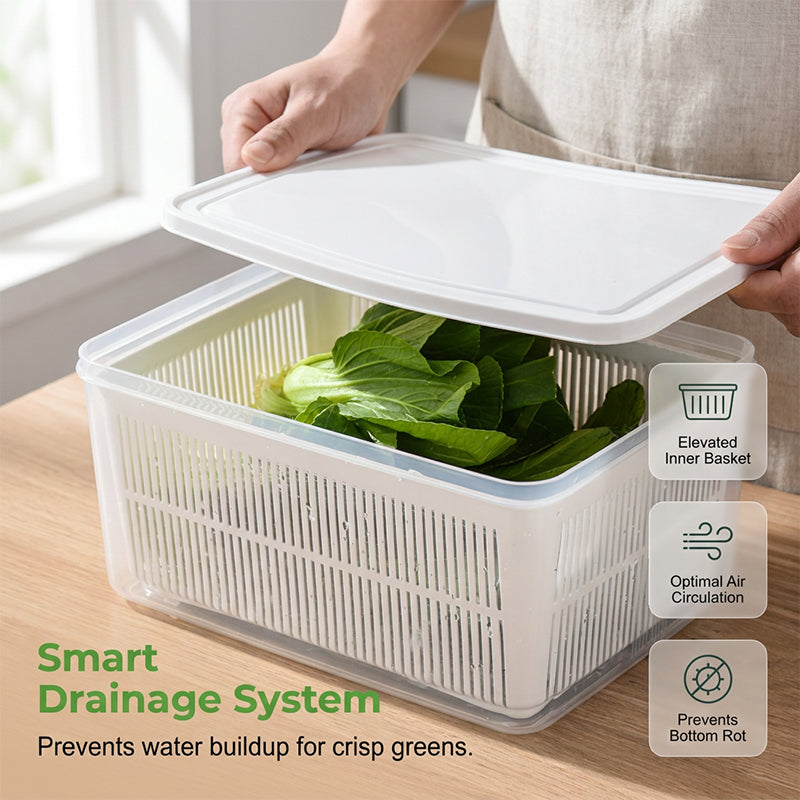 Gluschwein - Layered Draining Food Storage Container