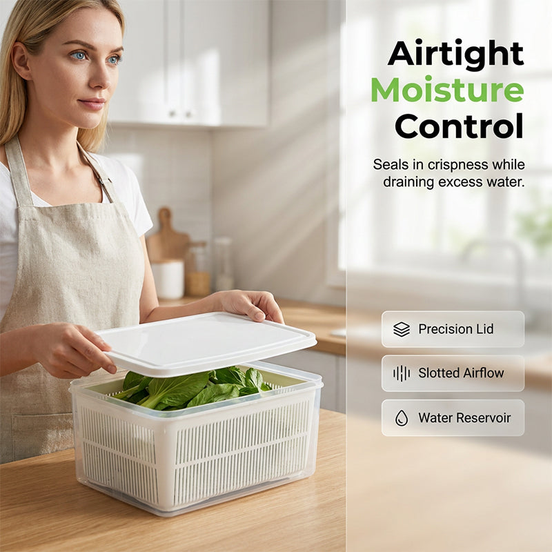 Gluschwein - Layered Draining Food Storage Container