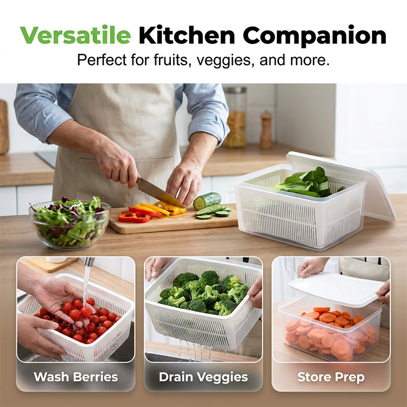 Gluschwein - Layered Draining Food Storage Container
