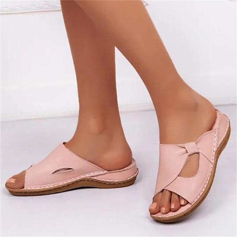 2023 Damen Casual Sommer Alltag Bequeme Slip-On-Sandalen – Kaufen Sie 2 versandkostenfrei