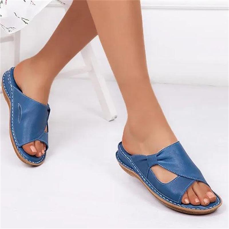 2023 Damen Casual Sommer Alltag Bequeme Slip-On-Sandalen – Kaufen Sie 2 versandkostenfrei