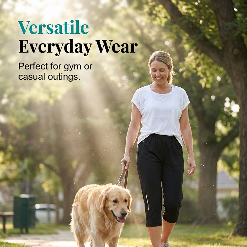 👖🔥 50% RABATT ⏰ Damen Capri-Hose – elastisch, schnelltrocknend & superleicht 🌸 Perfekt für Reisen, Sport & Alltag ✨