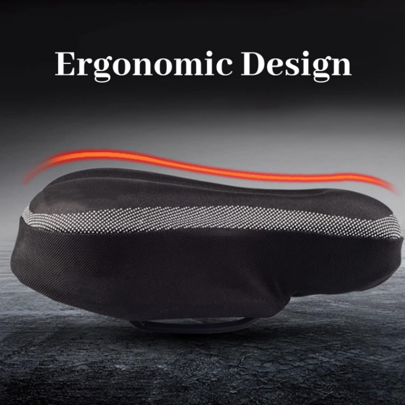 🚴 50% RABATT! ⏰ Doppelschichtiger Gel- & Memory-Foam-Fahrradsattel – Entlastet Druckpunkte, absorbiert Stöße & sorgt für Komfort auf langen Fahrten – kein Sattelschmerz mehr ✨