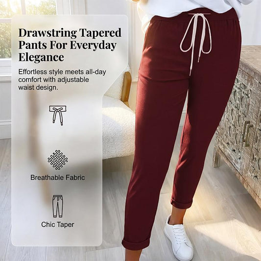 Gluschwein - 👖 LIMITED-TIME 50% RABATT! ✨ Frauen Jogginghosen – Konischer Schnitt, Kordelzug, Bequem ✨