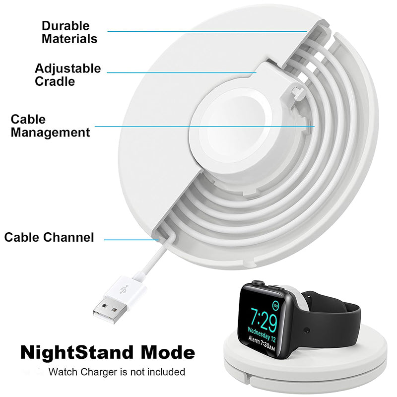Watch Charging Dock with Cable Winder