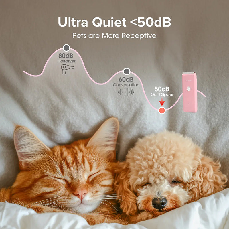 📢📢50 % RABATT!! ⏰Leise, kabellose Tierhaarschneidemaschine🐶🐱