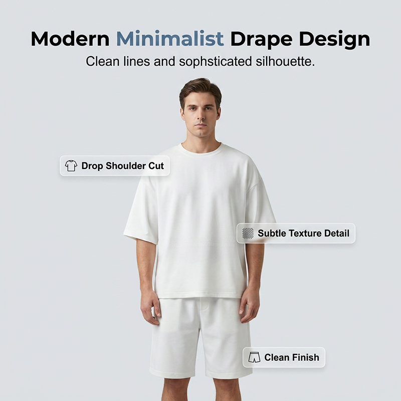 🔥 NUR JETZT: -50% 💥 Herren 2-teiliges Oversize Set 👕 2026 Neuheit – bequem, cool & perfekt für den Sommer 😎