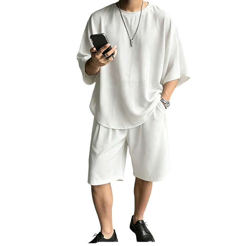 🔥 NUR JETZT: -50% 💥 Herren 2-teiliges Oversize Set 👕 2026 Neuheit – bequem, cool & perfekt für den Sommer 😎