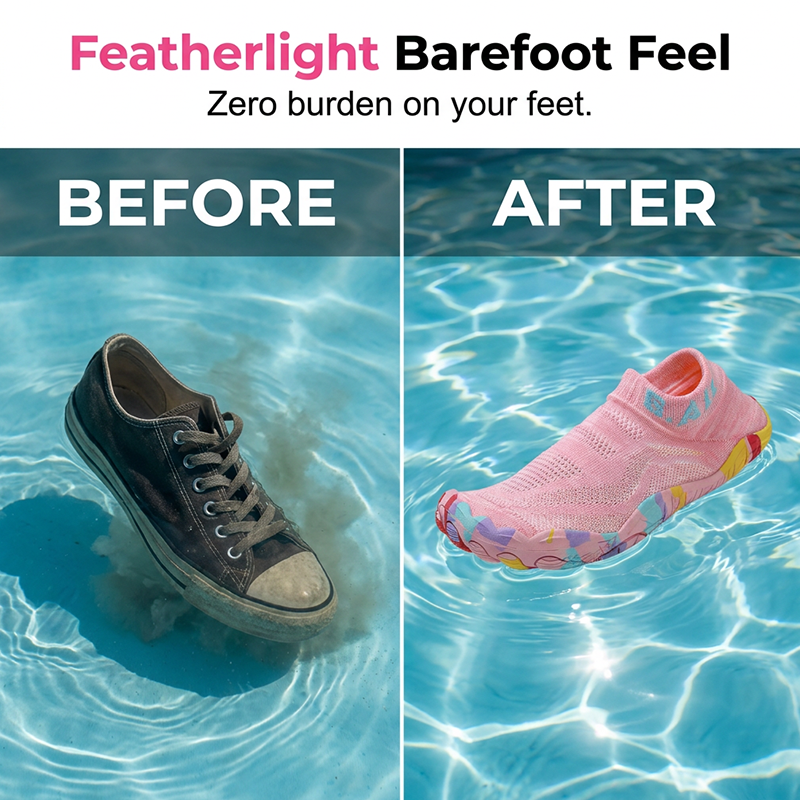 Gluschwein - ⚡ 50% RABATT! Leichte Barefoot Wasserschuhe – Rutschfest, schnell trocknend & für Fitness & Strand!
