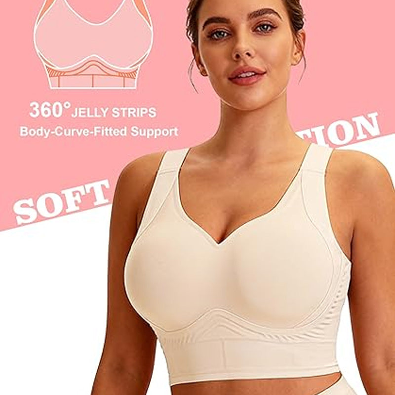 👙 BEFRISTET 50% RABATT! ✨ Nahtloser Push-up-BH – W-Stütze, 3cm Träger, 7-Reihen 👌