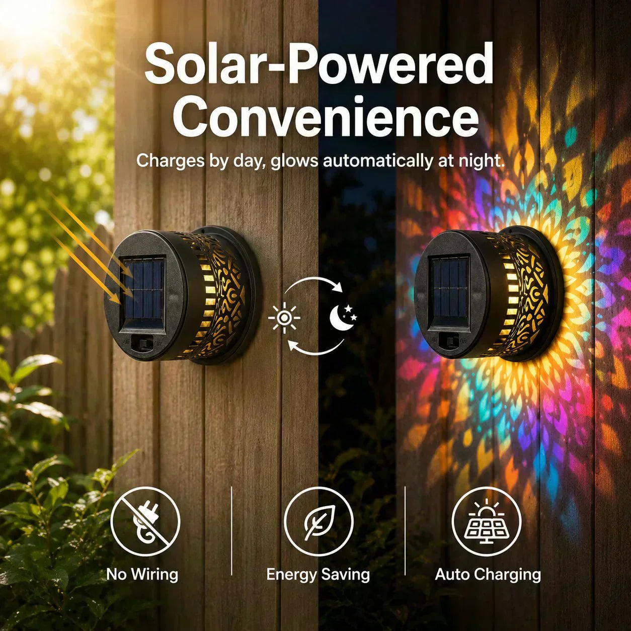 💡 KAUFE 2, ERHALTE 1 GRATIS! 🌿 Solar-Mandalaleuchte 2-in-1 – Boden- & Wandleuchte, Vintage-Projektion, Rostfrei & IP65 für Garten & Terrasse ✨
