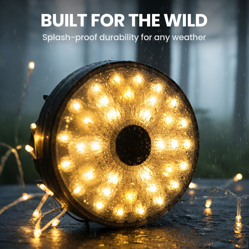 Solar Camping Light with 20m Light Strip