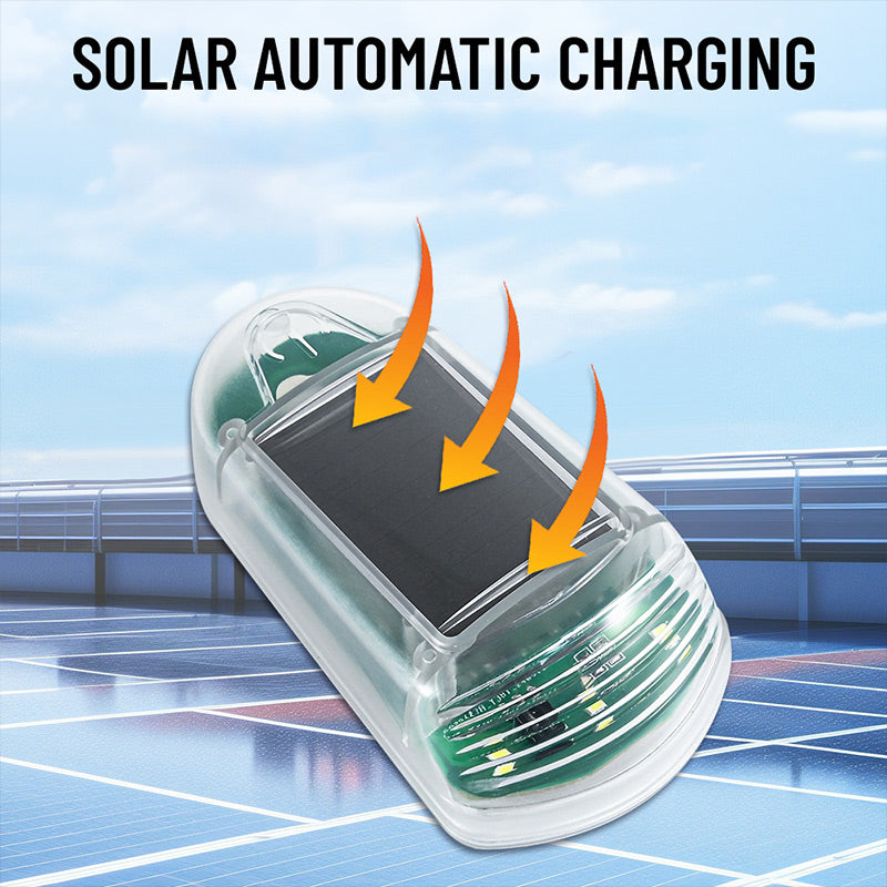 Gluschwein - Colorful LED Solar Powered Car Roof Light
