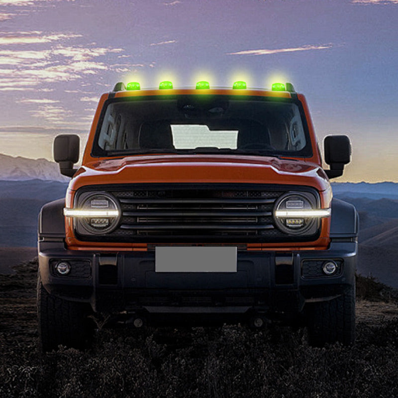 Gluschwein - Colorful LED Solar Powered Car Roof Light