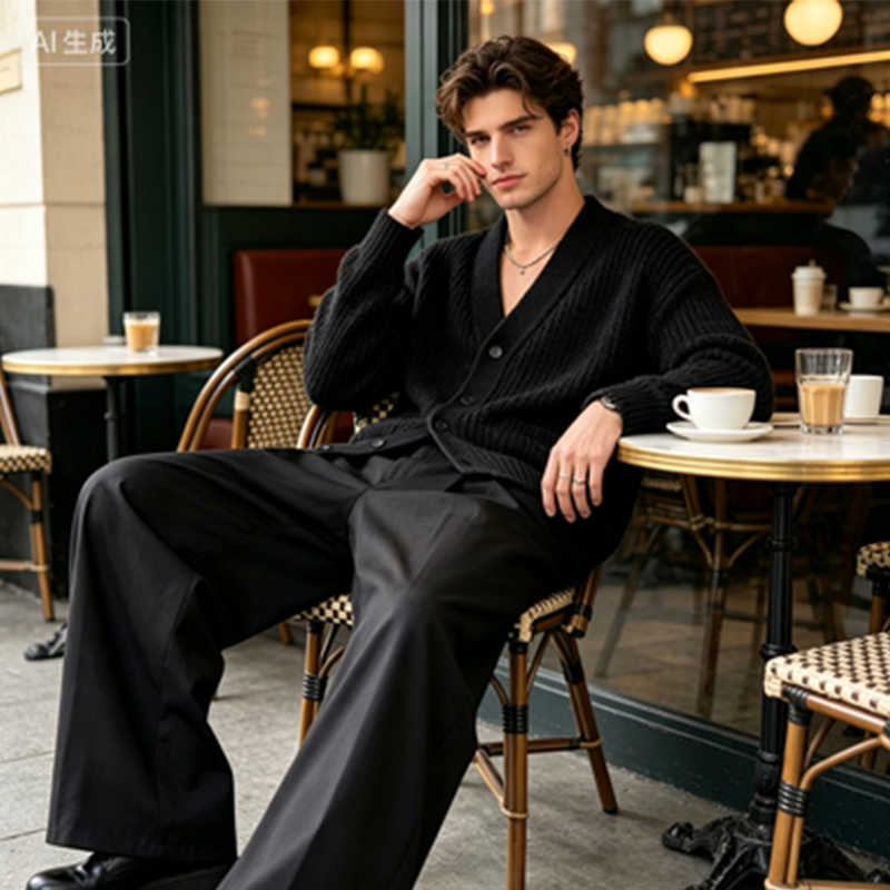 Gluschwein - ⏳Limited-time 50% off⏰Men's Classic Fit Wide-Leg Suit Trousers