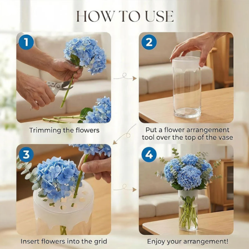 Gluschwein - Silicone Flower Arrangement Grid