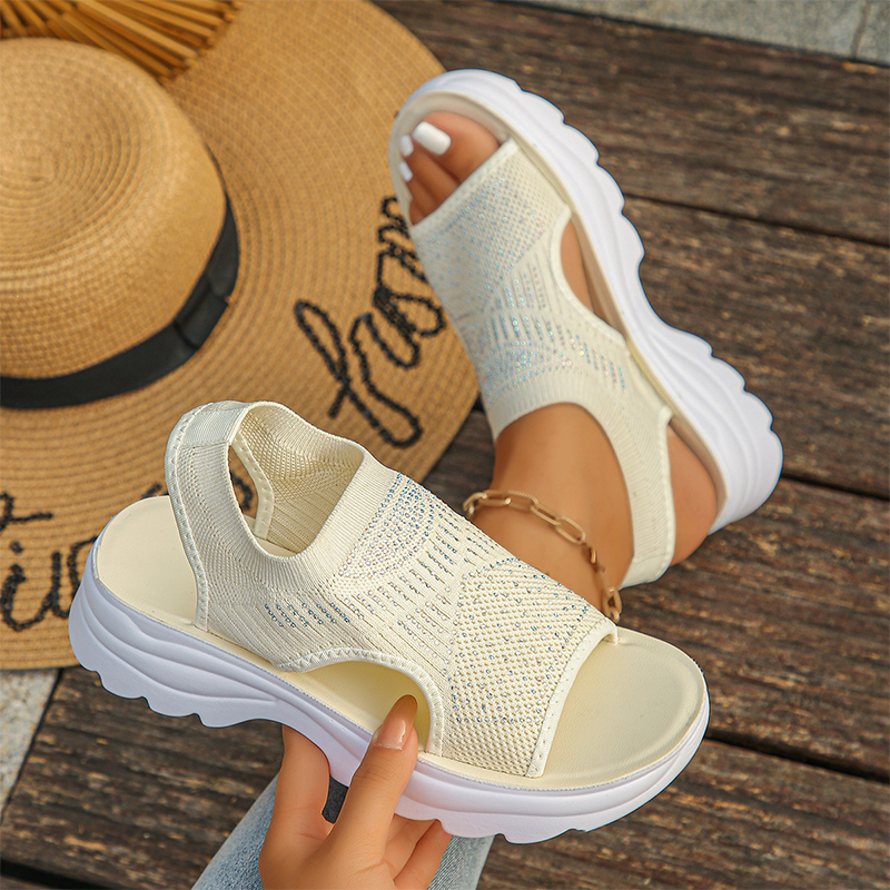 🔥🔥 Atmungsaktive Plateau-Sandalen aus Mesh für Damen