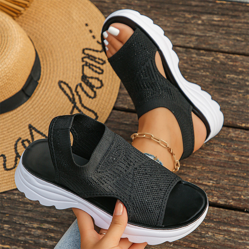🔥🔥 Atmungsaktive Plateau-Sandalen aus Mesh für Damen
