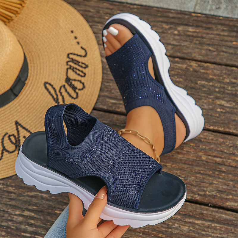 🔥🔥 Atmungsaktive Plateau-Sandalen aus Mesh für Damen