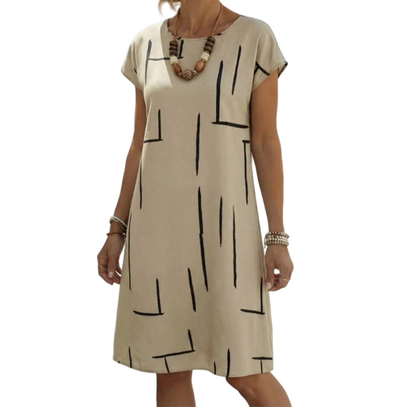 Gluschwein - Women's Relaxed Fit Vacation Midi Dress