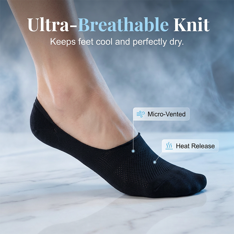 Gluschwein - Ultra-Low Cut Cooling Liner Socks for Women